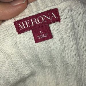 Merona cream color light sweater!